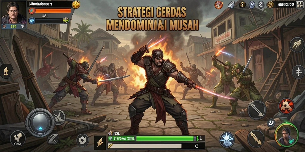 Tampilan gameplay <strong>33L</strong> dengan pertempuran strategis yang mendebarkan.