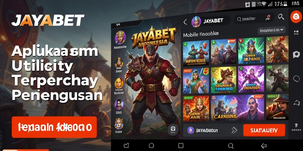 Tampilan JAYABET menunjukkan kemudahan penggunaan aplikasi Utility.