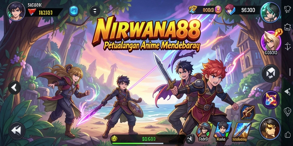 Gameplay seru dan karakter Anime yang menarik.