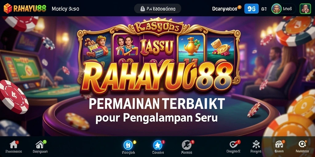Tampilan menarik dari gameplay Kasino RAHAYU88 yang mengasyikkan.