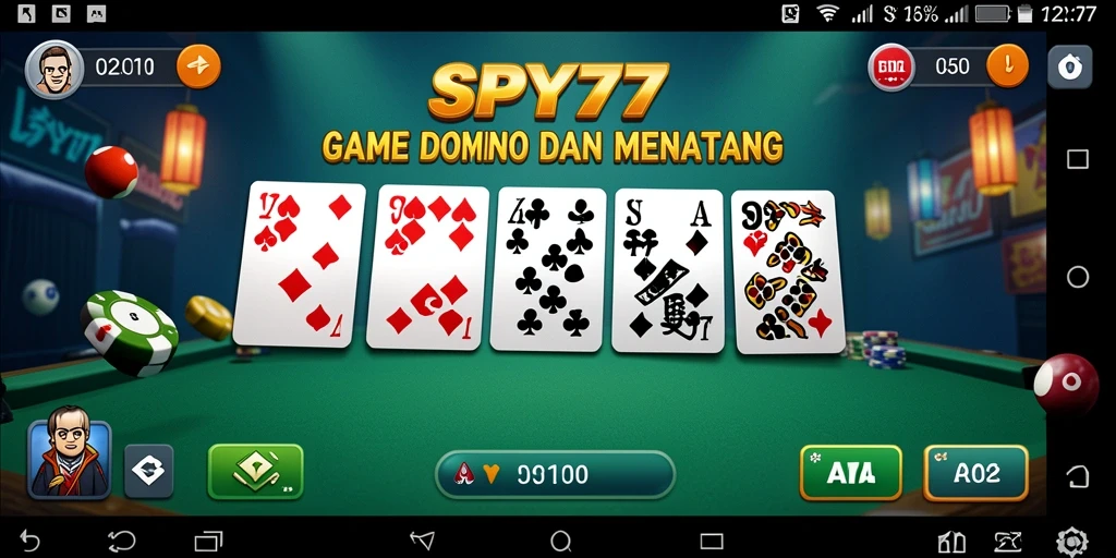 Tampilan gameplay SPY77 yang seru dan interaktif di dunia domino.