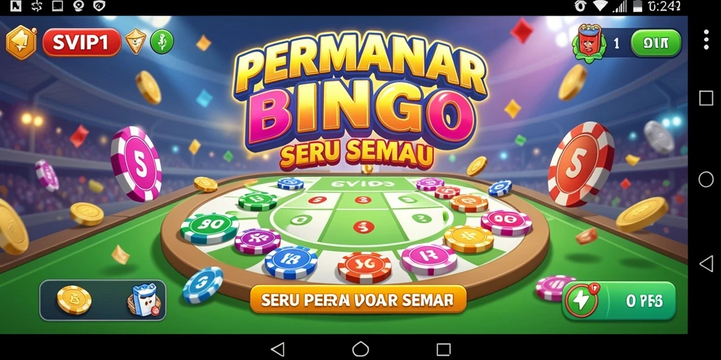 Tampilan gameplay Bingo seru di SVIP1.