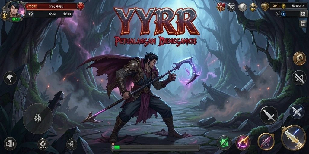 Screenshot menunjukkan gameplay YYRR yang penuh aksi dan petualangan.